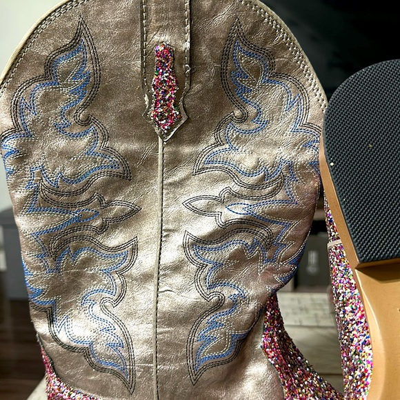 ♥️Multi Glittering Western Boots - Picture 10 of 11